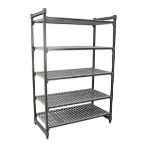 144-CBU244872V5580 Camshelving Basics Vented Shelving Unit - 5 Shelves, 48"L x 24"W x 72"H