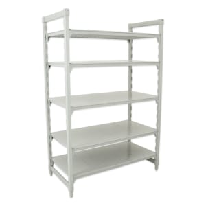 144-CPU247284S5PKG Camshelving Premium Solid Shelving Unit - 5 Shelves, 72"L x 24"W x 84"H