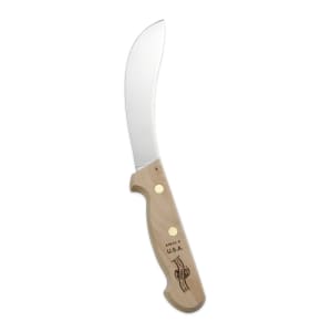 135-06325 6" Beef Skinning Knife w/ Beech Handle, Carbon Steel
