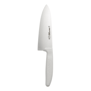 135-12603 SANI-SAFE® 6" Chef's Knife w/ Polypropylene White Handle, Carbon Steel