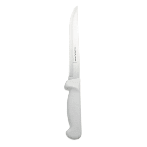 135-31628 8" Utility Knife w/ Polypropylene White Handle, Carbon Steel