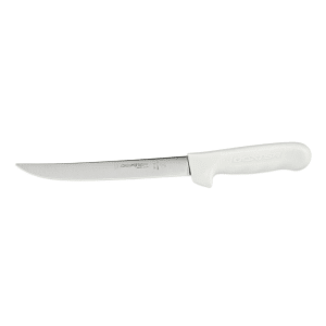 135-10223 SANI-SAFE® 8" Fillet Knife w/ Polypropylene White Handle, Carbon Steel