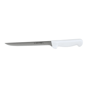 135-31609 8" Fillet Knife w/ Polypropylene White Handle, Carbon Steel