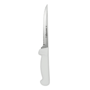 135-31627 6" Utility Knife w/ Polypropylene White Handle, Carbon Steel