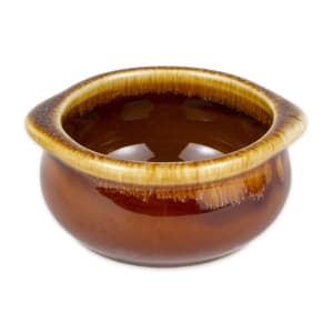 793-DC12CLBD 12 oz Onion Soup Bowl - Ceramic, Laredo Brown Drip