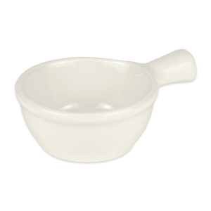 793-DC14W 10 oz Onion Soup Bowl w/ Handle - Ceramic, White