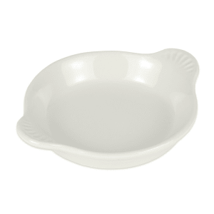 793-DC433W 8 oz. Round, Ceramic Egg Dish, White