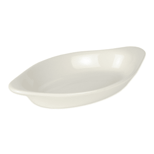 793-DC529W 15 oz. Oval, Ceramic Rarebit, White