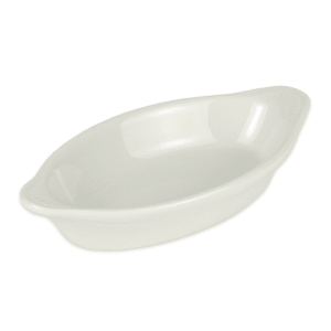 793-DC627W 8 oz. Oval, Ceramic Rarebit, White