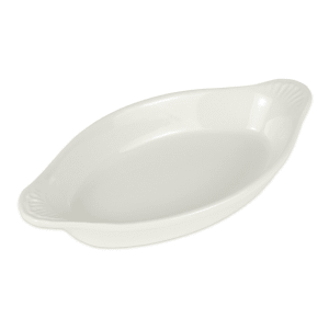 793-DC629W 15 oz. Oval, Ceramic Rarebit, White