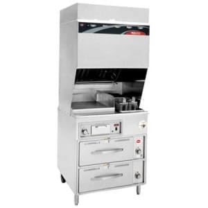 439-WVFGRW240 Electric Fryer w/ Griddle - (1) 15 lb. Vat Floor Model, 240v/1ph