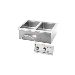 439-MOD200 Drop-In Hot Food Well w/ (2) Full Size Pan Capacity, 208-240v/1ph/3ph