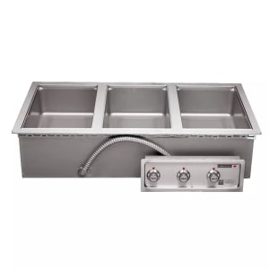 439-MOD300D Drop-In Hot Food Well w/ (3) Full Size Pan Capacity, 208-240v/1ph/3ph