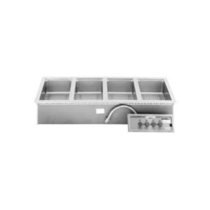 439-MOD400 Drop-In Hot Food Well w/ (4) Full Size Pan Capacity, 208-240v/1ph/3ph