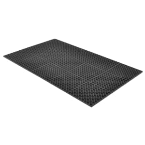195-435001 Tek-Tough Anti-Fatigue Floor Mat, General Purpose, 3' x 5', 7/8" Thick, Black