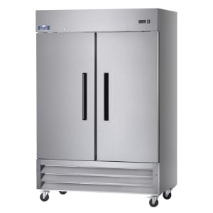 150-AF49 54" Two Section Reach In Freezer, (2) Solid Doors, 115v