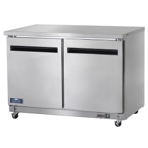 150-AUC48F 48 1/4" W Undercounter Freezer w/ (2) Sections & (2) Doors, 115v