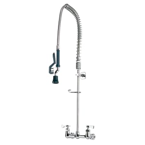 381-17108WL 36"H Wall Mount Pre Rinse Faucet - 1 1/5 GPM, Base with Nozzle