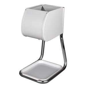 472-BCDSBFL Countertop Ice Cream Cone Dispenser - Steel, White