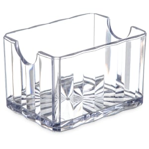 028-4549 Rectangular Sugar Caddy - Plastic, Clear