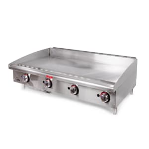 062-648MF 48" Gas Griddle w/ Manual Controls - 1" Steel Plate, Convertible
