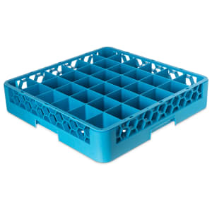 028-RG3614 OptiClean™ Glass Rack w/ (36) Compartments - Blue