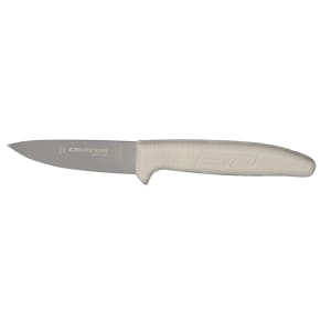 135-15313 SANI-SAFE® 3 1/2" Utility Knife w/ Polypropylene White Handle, Carbon Steel