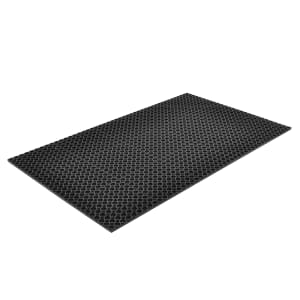 59” x 35” Heavy Duty Anti-Fatigue Floor Mat Industrial Restaurant Kitchen Floor  Mat Non-Slip Drainage Mat for Indoor Outdoor Black 