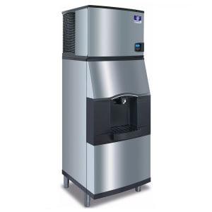 399-IYT0620A161SFA19 575 lb Half Cube Ice Machine w/ Water & Ice Dispenser - 120 lb Storage, Bucket Fill, 115v