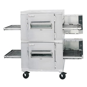 054-1400FB2E1202083 73" Electric Double Impinger Conveyor Oven - 120-208v/3ph
