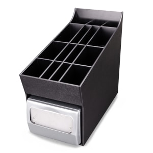 472-NLOLDNH Lid, Straw, Condiment & Napkin Organizer, 4 1/2 to 5x6 1/2" Full Fold Napkin...