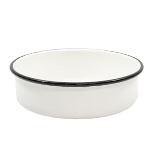 229-80017 10 1/8" Round Serving Tray - Porcelain, Creamy White