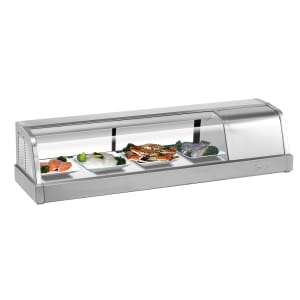 083-SAK50RN 48" Sushi Case w/ (2) Doors - Right Compressor, 115v