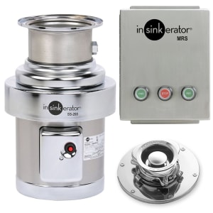 023-SS2005MRS2083 Disposer Pack w/ #5 Adapter & Manual Reverse Switch, 2 HP, 208v/3ph