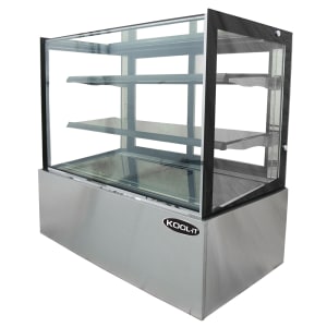 124-KBF72 71 1/2" Full Service Bakery Case w/ Straight Glass - (3) Levels, 110v