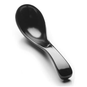 701-C9B 5 3/4" Melamine Soup Spoon, Black