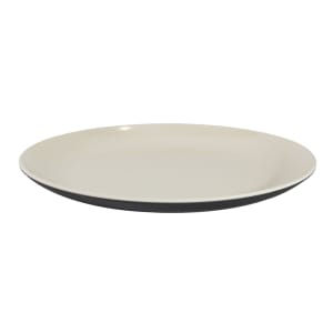 701-JW99R2TES 9" Round Melamine Dinner Plate, Ebony/Sand