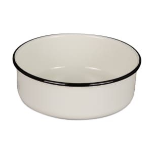 229-80016 8 1/2" Round Serving Tray - Porcelain, Creamy White