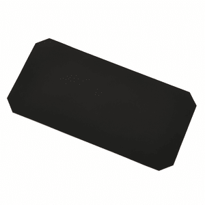 175-4644070 Non Slip Mat for Induction Buffet Warmers - 16" x 8", Silicone, Black