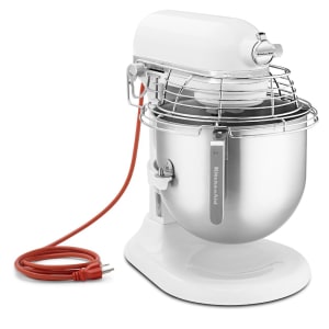 449-KSMC895WH 8 qt KitchenAid® Planetary Mixer -  Countertop, White, 1 1/3 hp, 120v 