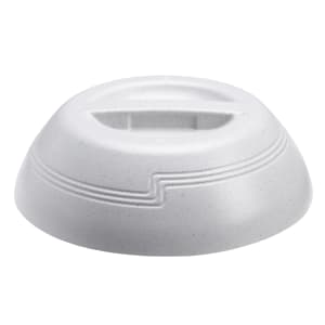 144-MDSLD9480 10" Shoreline Collection Plastic Dome Cover - Speckled Gray
