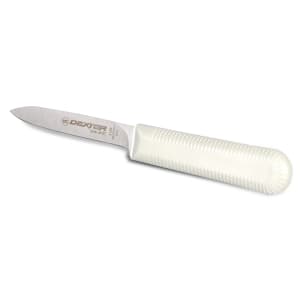 135-15303 SANI-SAFE® 3 1/4" Paring Knife w/ Polypropylene White Handle, Carbon Steel
