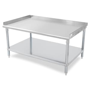 416-EES83048 Equipment Stand w/ Adjustable Galvanized Undershelf & Legs, 48 x 30"