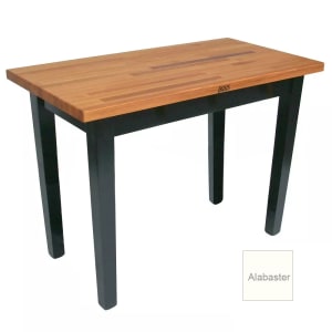 416-OC6025AL American Heritage Oak C Table, 60 x 25 x 35" H, Alabaster