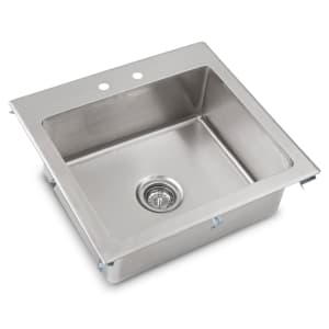 416-PBDISINK201608 (1) Compartment Drop-in Sink - 20" x 16", Drain Included