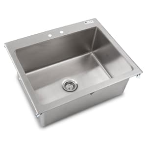 416-PBDISINK282012 (1) Compartment Drop-in Sink - 28" x 20", Drain Included