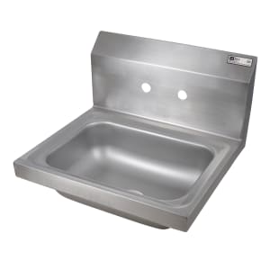 416-PBHSW1410 Wall Mount Commercial Hand Sink w/ 14"L x 10"W x 5"D Bowl