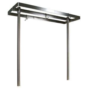 416-PRG48 Cucina Pot Rack, Stainless, 15 Hooks, 48"Wide x 48"H