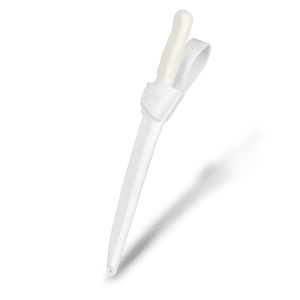 Dexter Sani-Safe® Stainless Steel Diamond Knife Sharpener with White  Plastic Handle - 12L