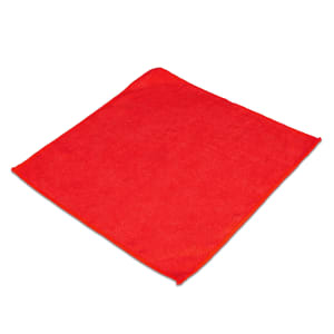 867-MFMP12RD 12" Square Multi-Purpose Towel - Microfiber, Red
